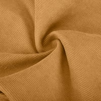 Hlače za žene rade ležerno modno vitak fit Udobno čvrsto u boji džep casual flared gantskhakis