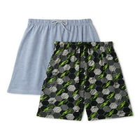 Čvrsta i tiskana pidžama Umbro Boys kratke hlače, 2-pakete, veličine 4-14