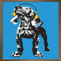 Keith Kimberlin-štene-Moderni poster u stilu pop art veimaraner, 14.725 22.375