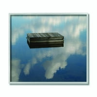 Stupell Industries Floating Dock Ocean Lake Pejzaž U okviru zidne umjetnosti Joseph Elliott