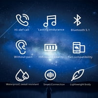 Igračke ušice v Blue Educational Jedinstveni dizajn Bluetooth slušalice za trčanje za spavanje nevidljivo za igranje