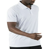 Avamo muškarci polo košulja rever vrat majice gumb gumb ljetni vrhovi tenisko udobna majica prozračna bluza kratkih