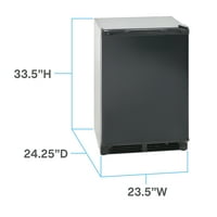 Avanti RM52T1BB 115V 5. Kubična stopa kompaktnog mini hladnjaka hladnjak sa zamrzivačem hladnjak