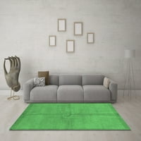 Ahgly Company Unutarnji pravokutnik Sažetak Smaragdno zeleno prostirke moderne površine, 8 '12'