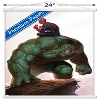 Comics about-Spider-Man - besmrtni Hulk drveni Magnetski uokvireni zidni Poster, 22.37534