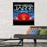 Jean Michel Jarre-plakat na zidu s elektronikom, 22.375 34