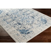 Umjetnički tkalci Mario Trellis tradicionalno područje prostirke, plava, 9 '12'