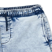 Wonder Nation Boys Pull-On Jean Shorts, 2-Pack, veličine 4- & Husky