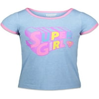 Stripovi Justice League Čudesna žena Super djevojka Batgirl majice za djevojčice od mališana do velikog djeteta