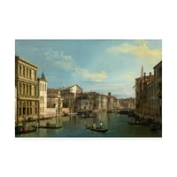 Zaštitni znak likovne umjetnosti Veliki kanal u Veneciji Canaletto ulje na platnu