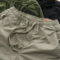 Muške hlače modne sportske teretne hlače ravnih nogavica široke kratke hlače hlače za plažu
