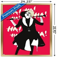 Disnejeva Cruella-plakat na zidu sa smijehom, 22.375 34