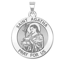 Vjerska medalja Svete Agate veličine četvrtine srebra