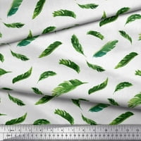 Bijela pamučna Poplin tkanina U obliku palminog lista širine dvorišta
