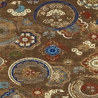 Maxy Home Leila Collection LE - Moderan tepih za dnevni boravak je veličine 8x11 cm