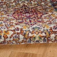 Tirkizni tepih u boji Bjelokosti, u različitim veličinama