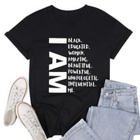 Ženske majice za Žene, Ležerne košulje, ženske majice s tiskanim slovima, majice za Crni Mjesec, majice za skrivanje