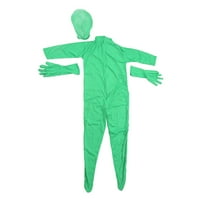 Bodi sa zelenim zaslonom, podijeljeni dizajn za široku primjenu na prstima, prozračno odijelo s patentnim zatvaračem