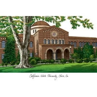 Slike kampusa Sveučilišta Tauson, litografski pečat