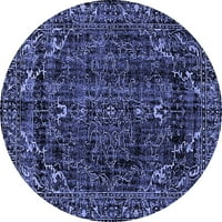Ahgly Company zatvoreni okrugli perzijski plavi boemski prostirke, 6 'krug