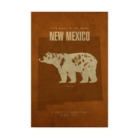 Zaštitni znak likovne umjetnosti 'Državna životinja New Mexico' platno umjetnost Red Atlasa dizajna