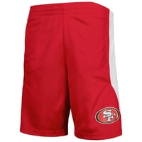 Omladinski Scarlet San Francisco 49ers Team Mesh Shorts
