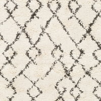 Umjetnički tepih od berberske hrpe tkalaca, bež ,3'11 5'7