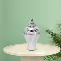 Moderna vaza za pohranu staklenke od đumbira ručno izrađeni porculanski ukras Kolekcionarski s poklopcem velikog