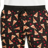 Način proslave muške opsjednutosti pizzom-pidžama hlače za Valentinovo