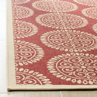Vanjski tepih od 9176 USD iz kolekcije crvene krem boje