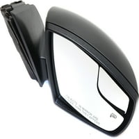 Ogledalo kompatibilno s 2012- ford fokus desna putnička bočna boka grijana w slijepo otkrivanje mjesta u staklom