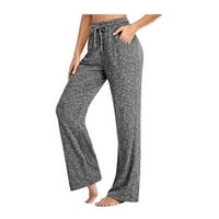 Rovga joga hlače za žene aktivne odjeće modno wome casual hlače brze hlače za sušenje širokih nogu hlača
